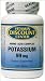 Potassium 99mg by Vitamin Discoutn Center 250 Tablets
