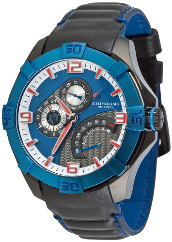Stuhrling Original Men's 264XL.335L579 Gen-X-Sport Quartz Blue and White Dial Watch