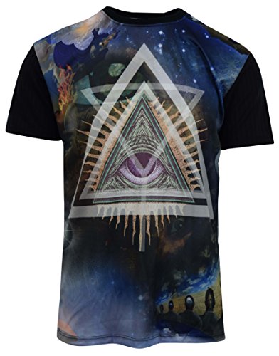 Mens All Seeing Eye Print Shirt
