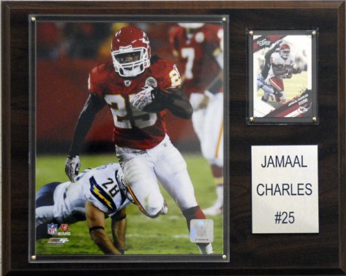 NFL Jamaal Charles Kansas City Chiefs Player Plaque
