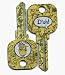 Simpsons - Homer (OS) House Key Kwikset KW