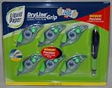 Liquid Paper DryLine Grip Correction Film 6 Pack + 1 Precision Correction Film