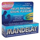 Mandelay Maximum Strength Climax Control Gel- 1 oz Lubricant