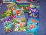 Wonderful World of Reading, Walt Disney 11 Book Set, Pixar Finding
Nemo, Cinderella, the Little Mermaid, Peter Pan, Lady and the
Tramp, Bambi, Chicken Little, Pixar Monsters, Inc, Pixar a Bug's
Life, Toy Story, Snow White and the Seven Dwarfs, and a Book Bag