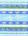 Garnier Thiebaut French Kitchen Towel A la Mer, Bleu (Blue Sea) 23 x 30