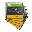 HP DVD+R 5(10) 5PK 16X 4.7GB 120 min Total of 50 Disks with Jewel Case