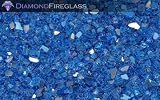 Review Diamond Fire Glass FG-013 / Electric Blue Reflective - Fireplace Glass - 5 LBS.