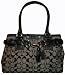 Coach Hamptons Signature Carryall Bag Purse Tote 15665 Black White