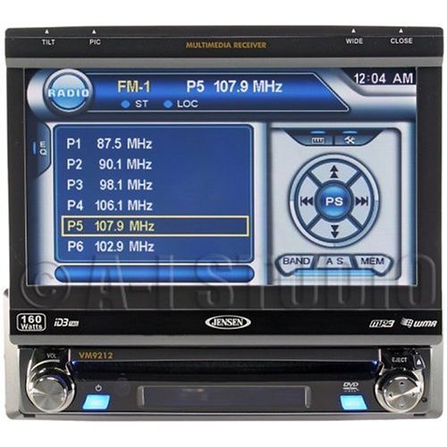 Electronics: Jensen VM9212 Multimedia CD/DVD Receiver with 7