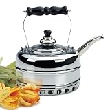 Simplex Heritage Gas Tea Kettle, Chrome