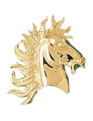 CleverEves 14K Gold Pendant Horse Head 19.3 - Gram(s)