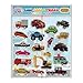 Cars Trucks & Construction Gel Window Clings for Kids - Window Stickers for Toddlers, Monster Truck Gel Clings, Window Decals Kids Jelly Reusable Sticker - Car Plane Airplane Activities (Jesplay USA)