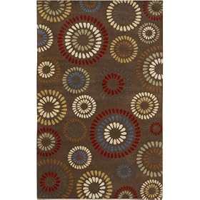 Bombay Brown Contemporary Rug Size: 5' x 8'