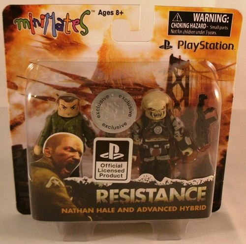 Sony Minimates Exclusive Mini Figure 2Pack Nathan Hale Advanced Hybrid Resistance