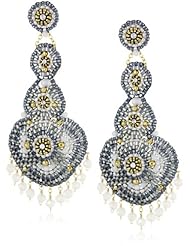 Miguel Ases Opalite Large Drop Earrings