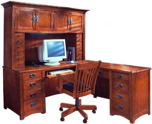 Check For Discount Price For Computer L Shaped Desk with Hutch FLA206