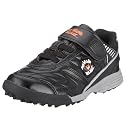 Wilde Kerle WK-001, Jungen Sportschuhe - Baseball & Softball, schwarz, (schwarz,silber orange)