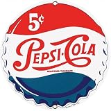 Pepsi-Cola Bottle Cap Porcelain Refrigerator Magnet