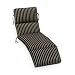 Chaise Cushion 4"hx23"wx74"d Harwood Black