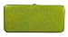 Chicastic Glossy Snakeskin Texture Faux Patent Leather Flat Hard Clutch Wallet
