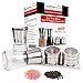 Luv Your Home Salt and Pepper Grinders with Magnetic Spice Jars and Rack - Spice Grinder with Adjustable Coarseness - Stainless Steel Salt and Pepper Shakers - Refillable Salt and Pepper Mills - eBook
