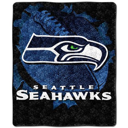 Seattle Seahawks Super-Soft Sherpa Blanket
