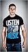 Public Domain Listen To Music T-Shirt - Black
