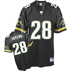 Fred Taylor #28 Jacksonville Jaguars Youth NFL Replica Player Jersey by Reebok (Black)