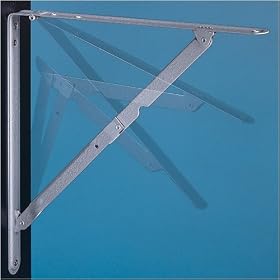 12'' x 12'' Folding Shelf Brackets (Pair) by Rockler
