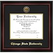 Chicago State University Gold Embossed Medallion 18x14 Diploma Frame