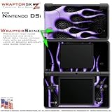 Nintendo DSi Skin Metal Flames Purple WraptorSkinz Skins (DSi NOT INCLUDED)