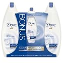 Dove Deep Moisture Body Wash Value Pack, Two 24oz Body Washes and Bonus 6.67oz. bottle with Free Body Pouf
