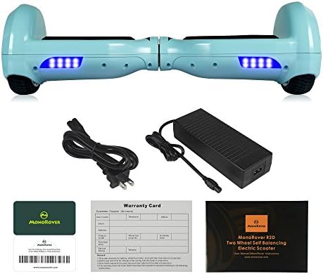 MonoRover R2D Two Wheels Self Balancing Electric Scooter Ice Blue