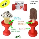 No Drip Cup Ice Cream and Frozen Treat Holder, Eat Ice Cream Mess Free