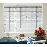 OfficeAid Laminated Jumbo Dry Erase Wall Calendar, 36-Inch by 48-Inch
