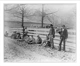 Historic Print (L): [Chain gang prisoners and guards, Thomasville, Georgia]