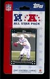 2007 Topps Limited Edition Football Cards All Star Pack (12 card set including Peyton Manning, Tom Brady, Brett Favre, Reggie Bush, Ladainian Tomlinson, Tony Romo & more)