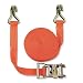 Braun Spanngurt 2000 daN, zweiteilig, Farbe orange, 6 m L�nge, 35 mm Bandbreite, mit Ratsche und Spitzhaken