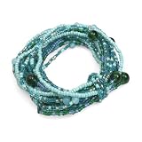 Glass Beads and Elastic Turquoise Bracelet Gathering Hope Bracelet [Turquoise]