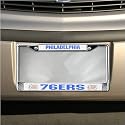 Philadelphia 76ers Chrome License Plate Frame