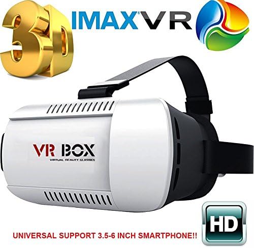 Abankey Vr Box 3D Glasses VR Virtual Reality 3D Video Glasses Helmet Headset Adjust Cardboard For 4.7 to 6 Inch Smartphones iPhone 6 plus 6 5s 5 Samsung Galaxy IOS Android Cellphones