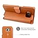 TANNC Galaxy S6 Edge Plus Case, Flip Leather Wallet Phone Case [Layered Dandy] - [Card Slot][Flip][Wallet] - For SAMSUNG Galaxy S6 Edge Plus Devices - Light Brown
