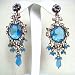 Blue Stones Studded Fashion Earrings