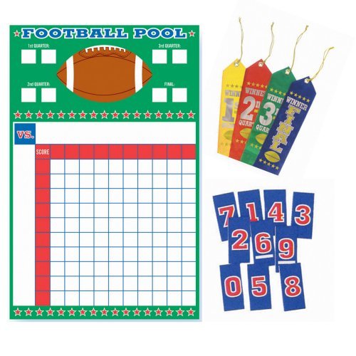 Football Pool Game Party Supplies