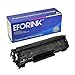 1 Pack EFORINK Compatible Toner Cartridge for HP CB435A, Black