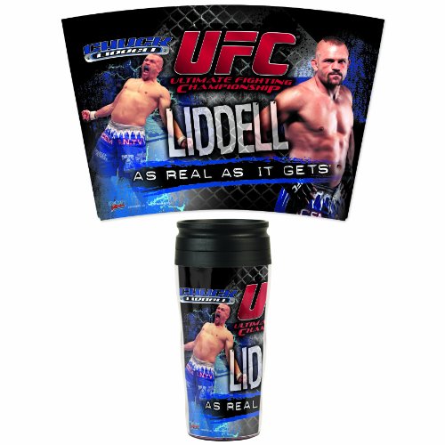 UFC Mixed Martial Arts Chuck Liddell 16-Ounce Travel Mug