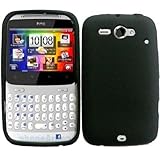 For HTC Status Soft Silicone Case Cover Skin Protector Black + Free Reliabl ....
