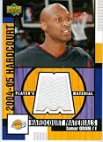 2004 Upper Deck Authentic LaMar Odom Game Worn Jersey Card
