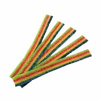 Sour Power Quattro Multi-Colored (approximately 297-count,unwrapped) Belts, 6.6-Pound Package