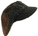 Black Knitted Mohair Cab Driver Newsboy Paper boy Hat for women medium large.